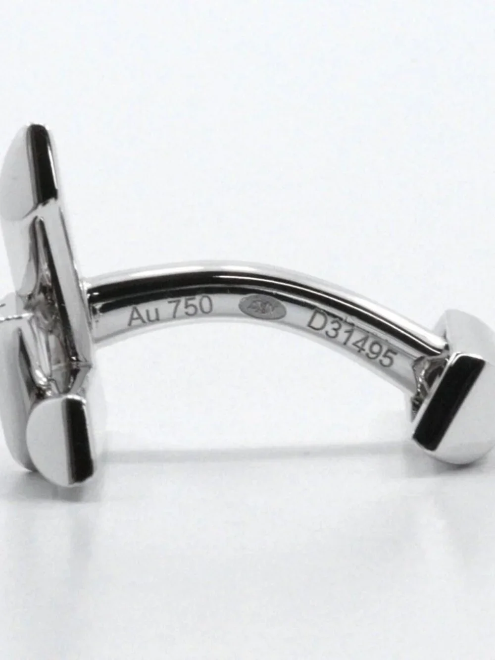 LOUIS VUITTON Volt One cuffs 1P diamond K18 white gold/diamond mens